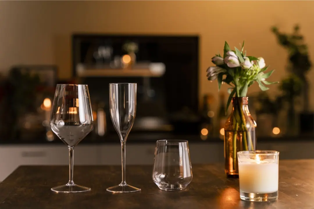 Duni Elegance Wijnglas - 8 Stuks - 400ml - Transparant