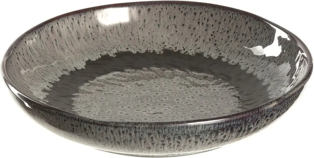 Leonardo Diep Bord Matera Grijs 21cm