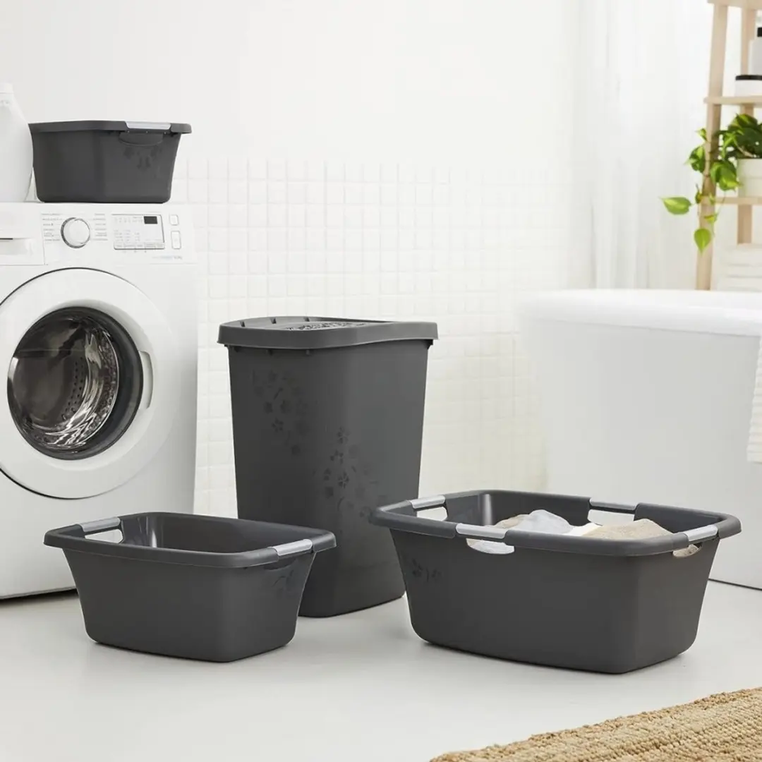 Rotho Flowers Wasmand 25L - Antraciet