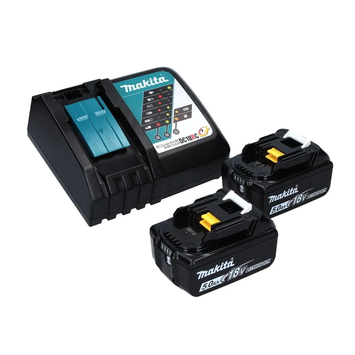 Makita DTW 700 RTJ Slagmoersleutel 18V 700Nm - 2x 5.0Ah + Lader - afbeelding 6 van 6