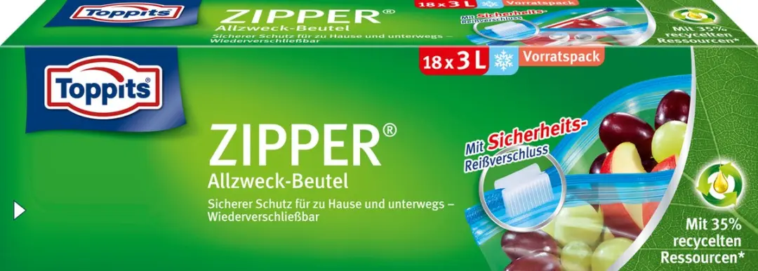 Toppits Boterhamzakjes 3L XL
