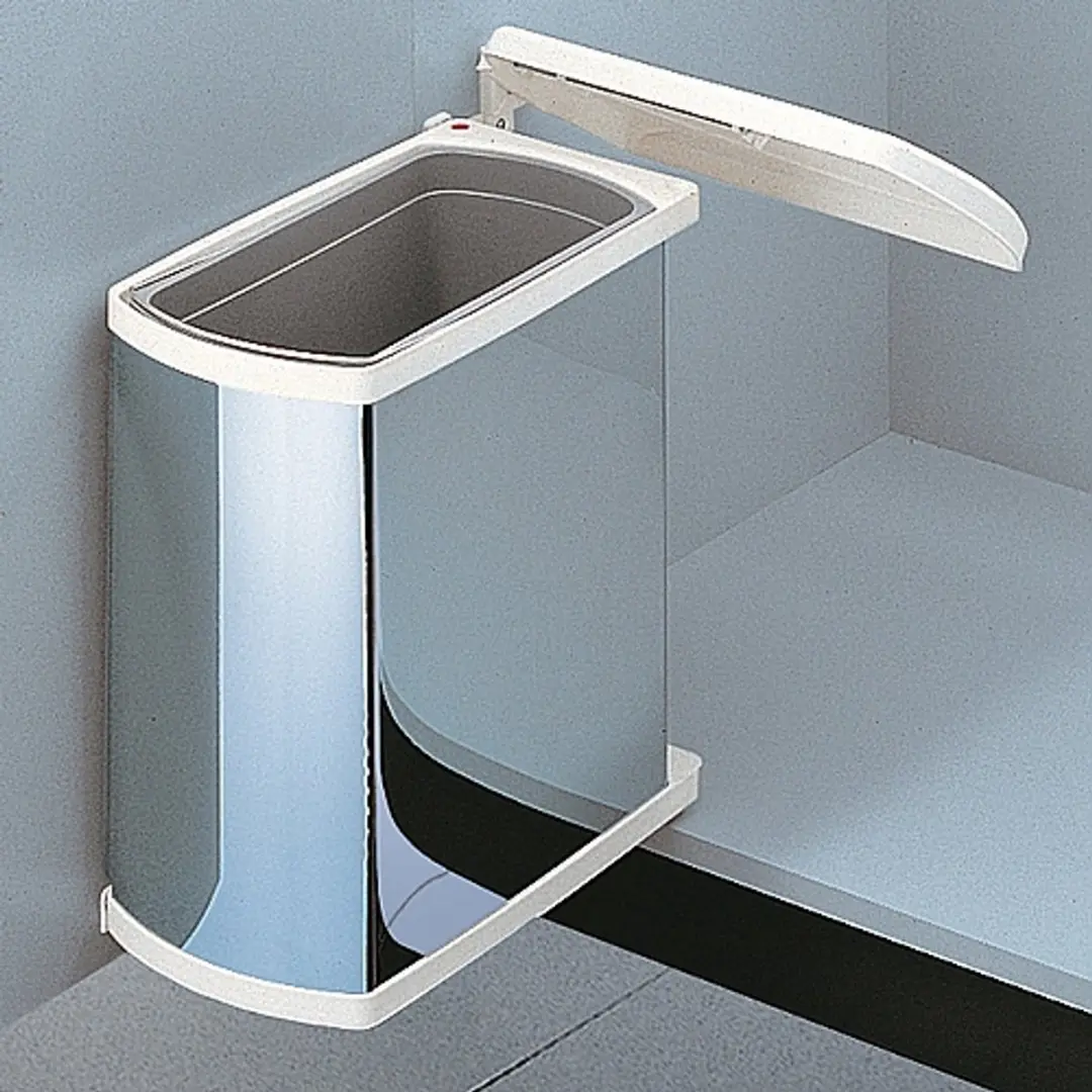 Hailo Uno-Automatic AE341890 Inbouw Prullenbak 18L - Wit