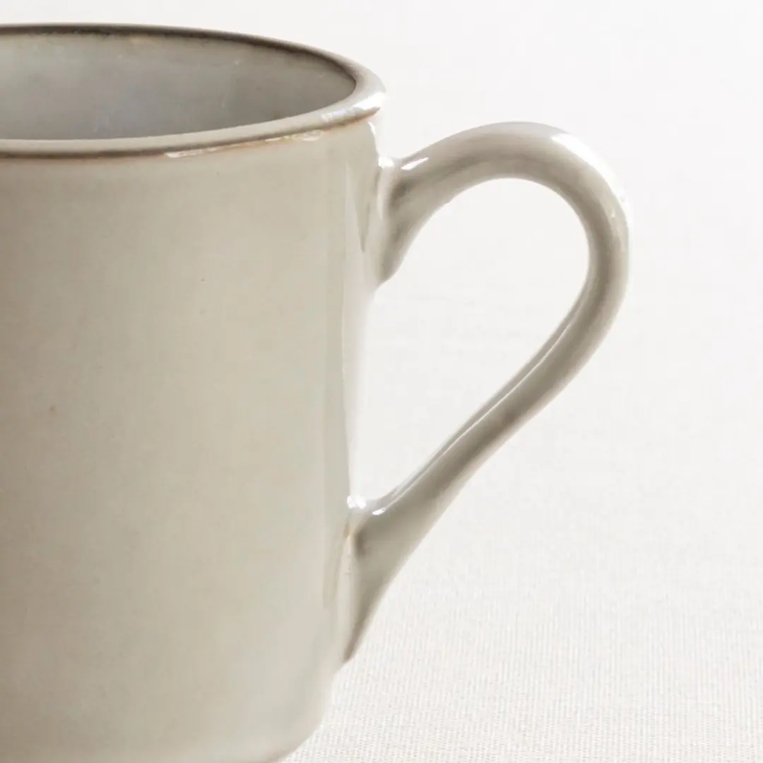 Dutch Rose Organic Mok 39cl - Lichtgrijs - Stoneware - 390ml