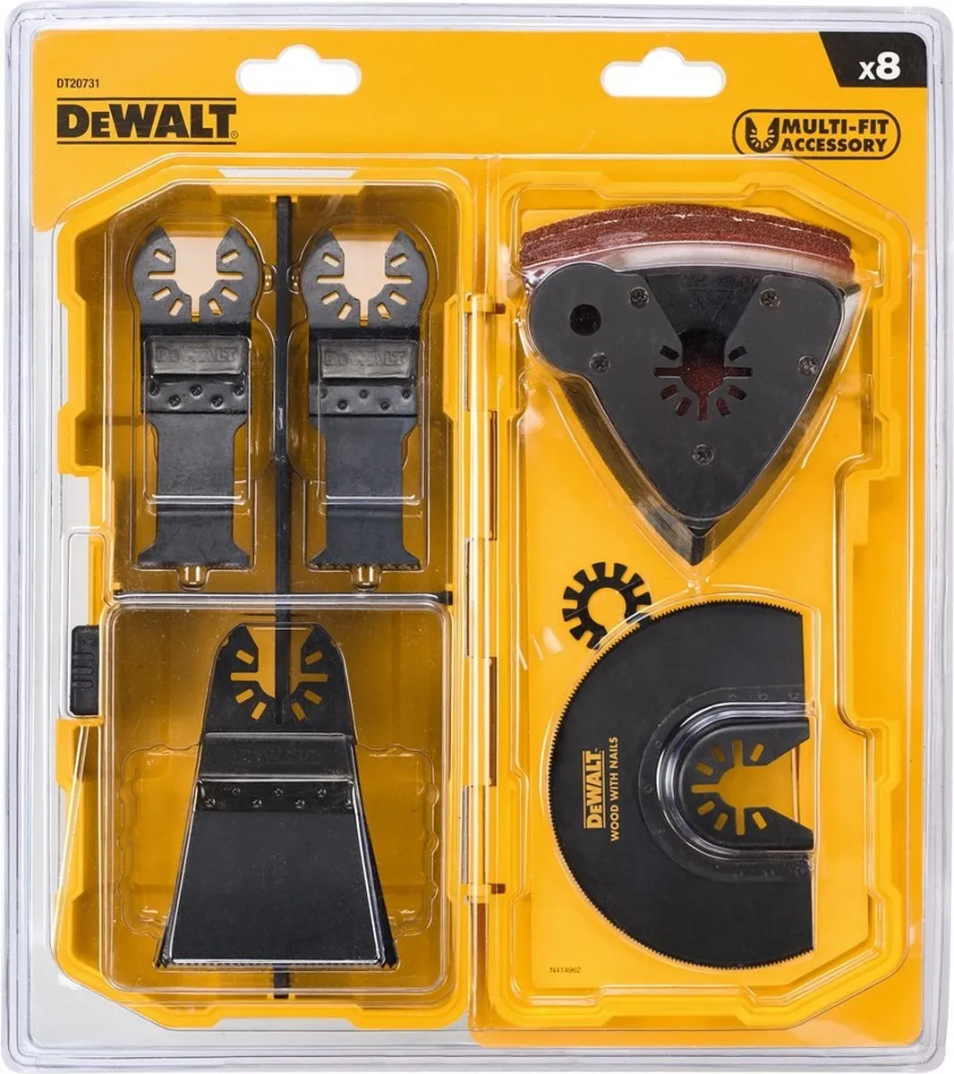 DeWalt DT20731 Multitool Accessoireset - 8-delig - Oscillerend