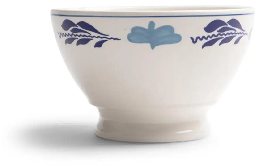 Royal Boch Boerenblauw Kom op Voet - 16cm - 6 Stuks