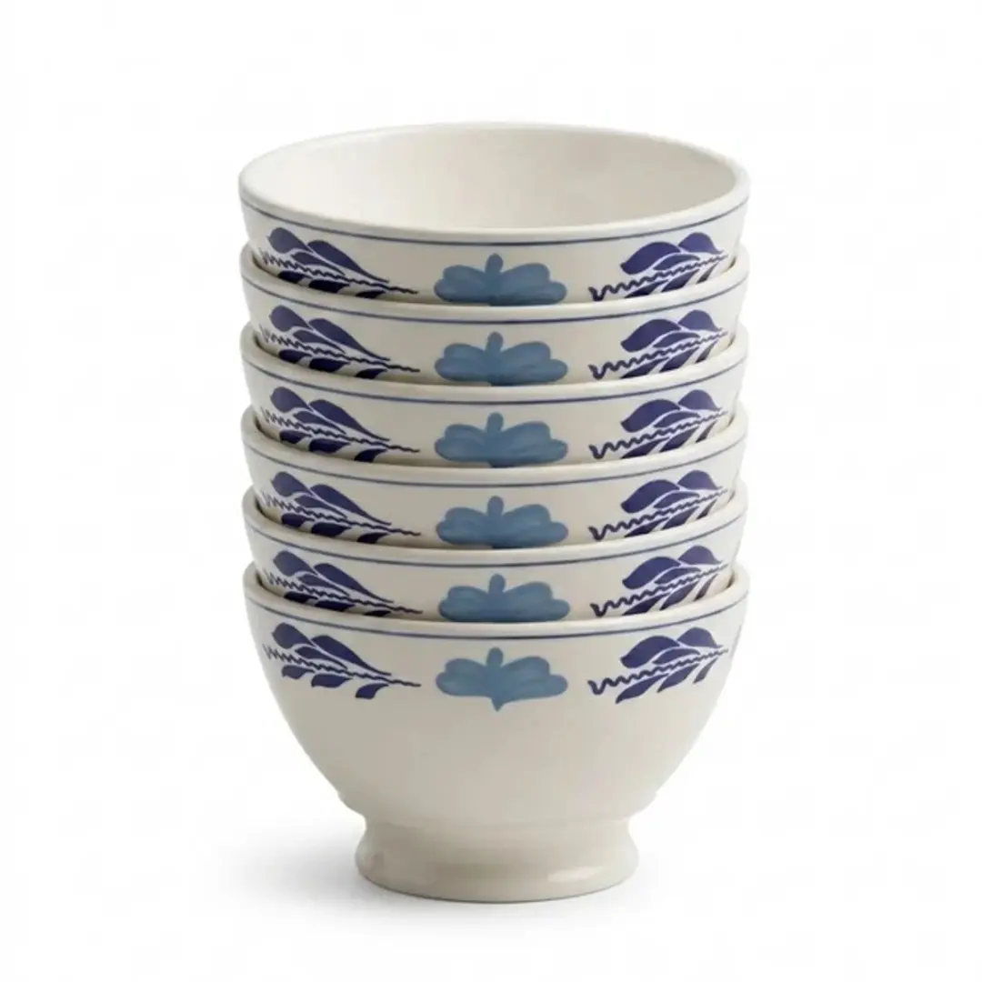 Royal Boch Boerenblauw Kom op Voet