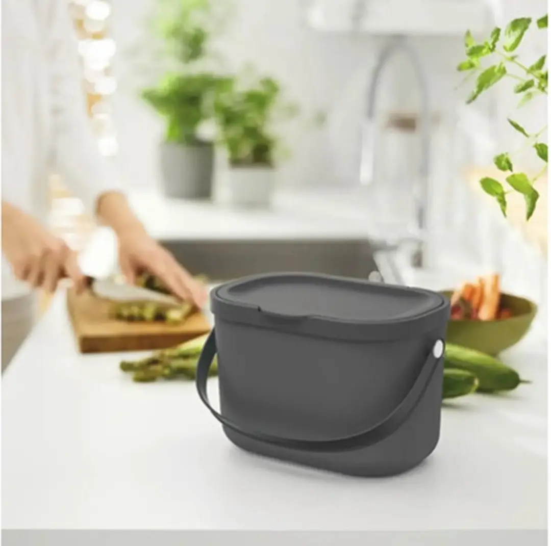 Rotho Compostemmer 3,2L - Antraciet - afbeelding 6 van 6