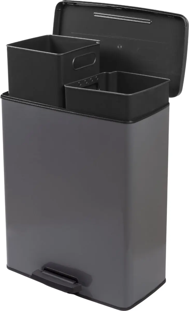 Curver Decobin Duo Prullenbak 52L
