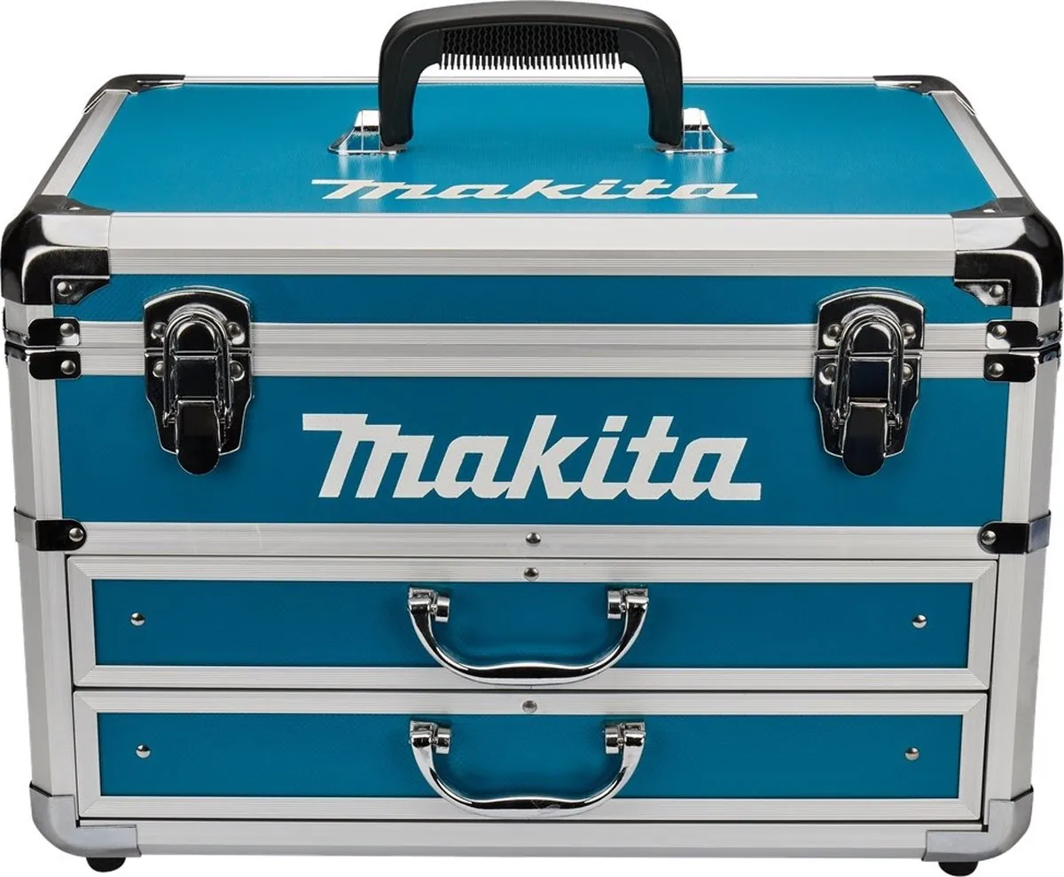 Makita 823340-7 Aluminium Koffer - Leeg - Blauw/Zilver