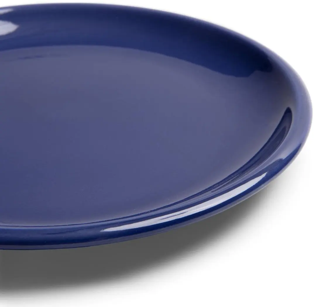 Royal Boch Solids Bord Ø16cm - 6 Stuks - Donkerblauw