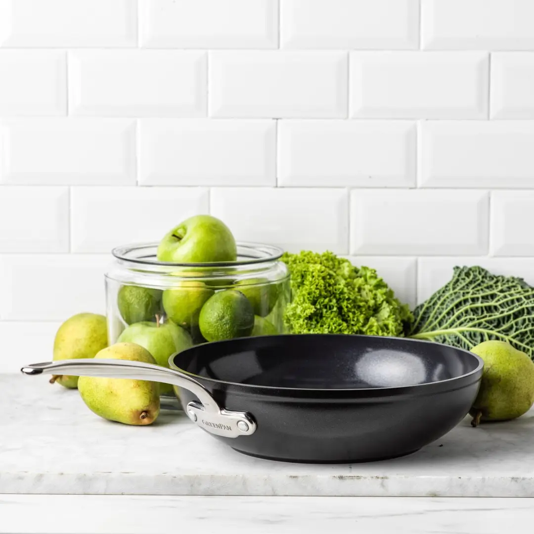 GreenPan Barcelona Pro Wokpan 28cm - 3,7L - PFAS-vrij - Zilver