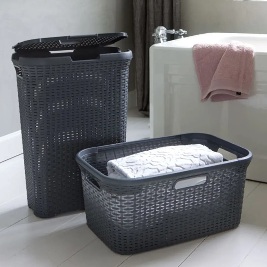 Curver Style Wasmand 45L - Antraciet