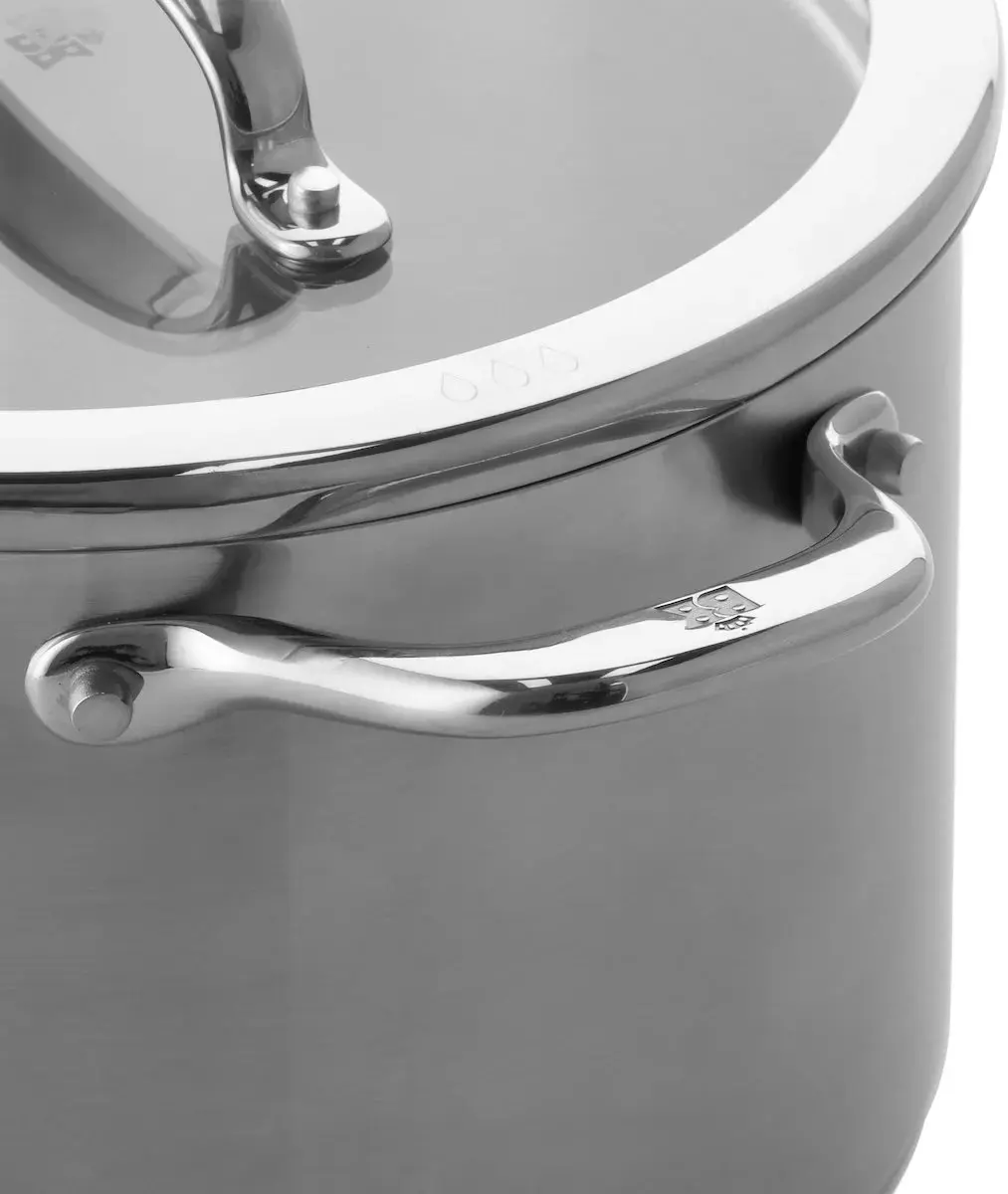 BK Twist Pannenset 5-delig CC007438-001 - 5 Stuks - Silver