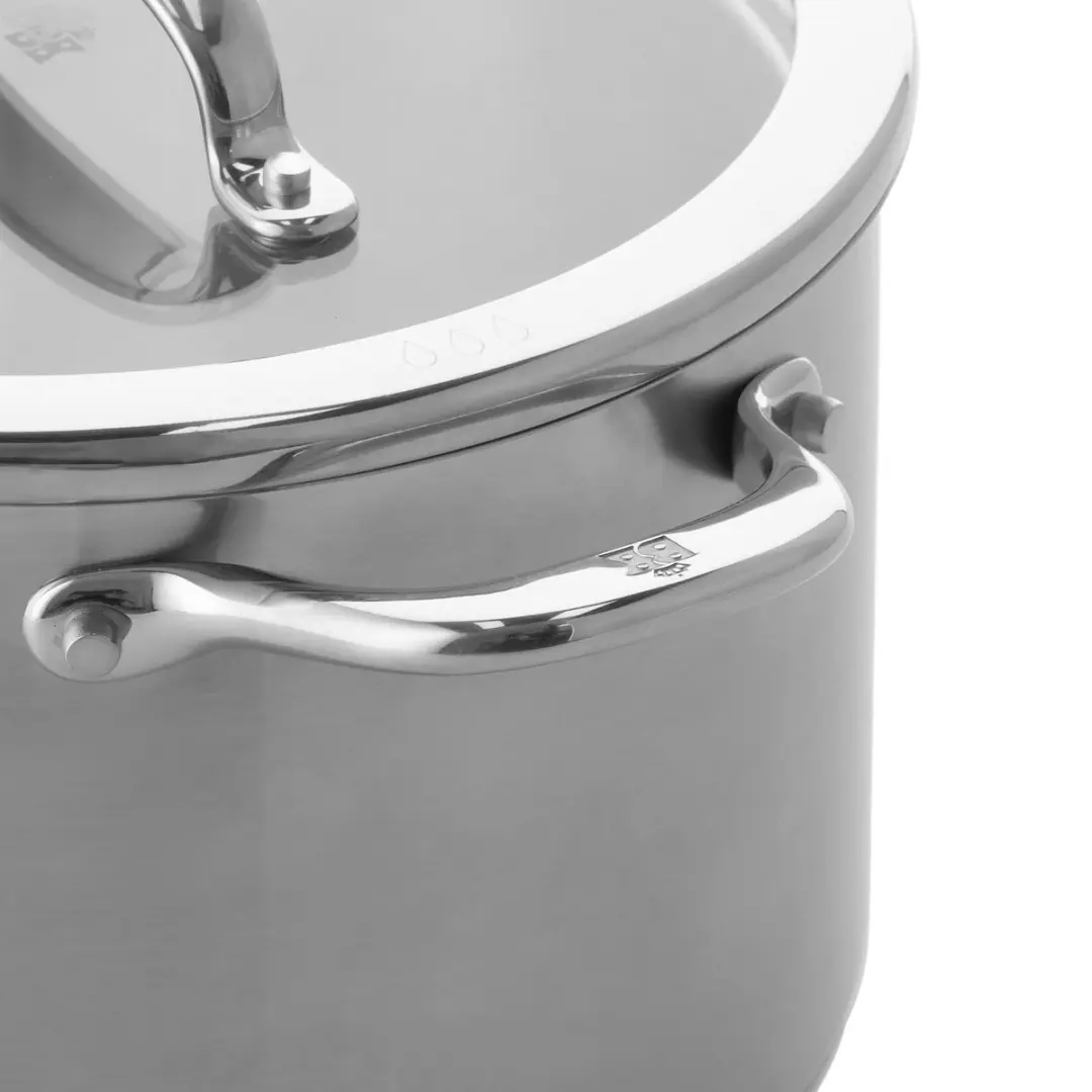 BK Twist Pannenset 5-delig CC007438-001 - 5 Stuks - Silver