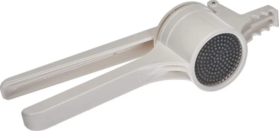 Metaltex Aardappelstamper Pureestamper 36cm - 3 Verwisselbare RVS Schijven - Wit