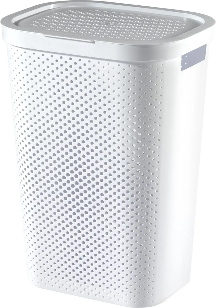 Curver Infinity Recycled Dots Wasmand met deksel