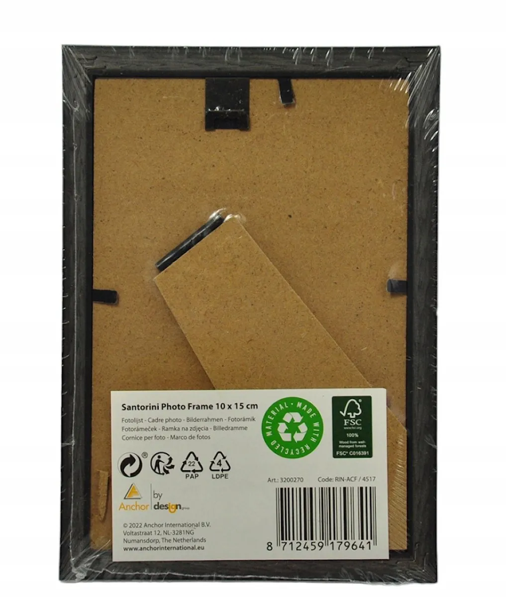 Anker Fotolijst 10x15cm - Zwart