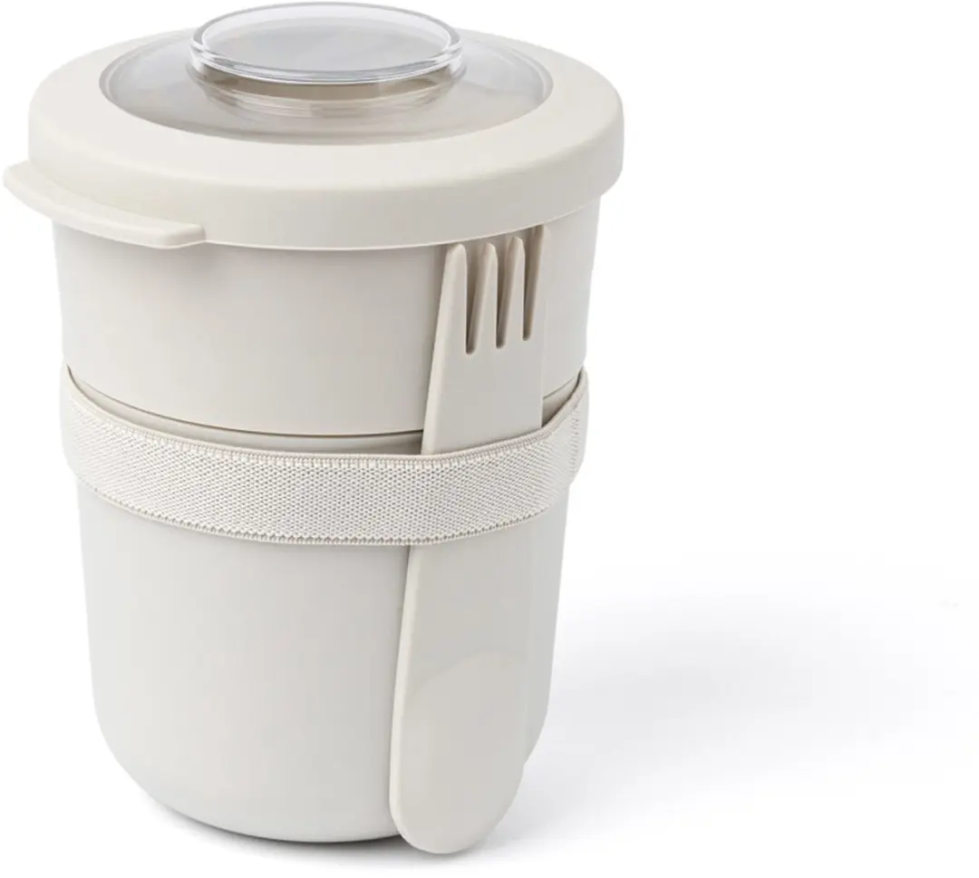 Amuse Tylla Duo Oat Lunchbox 5-delig - 150ml + 450ml - Beige - afbeelding 6 van 6