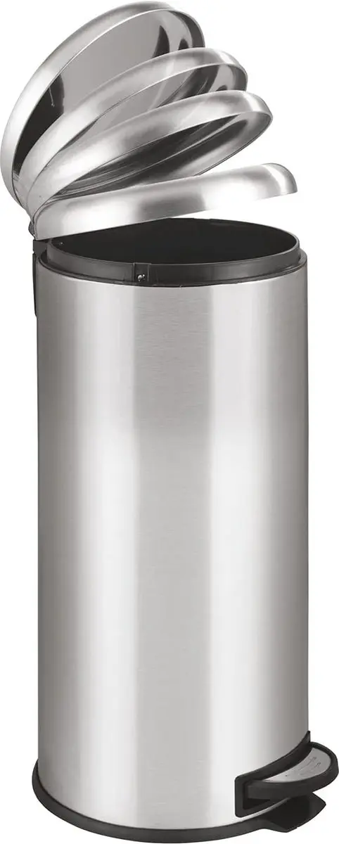 Wenko Pedaalemmer Leman 30L RVS Mat - 30.5cm