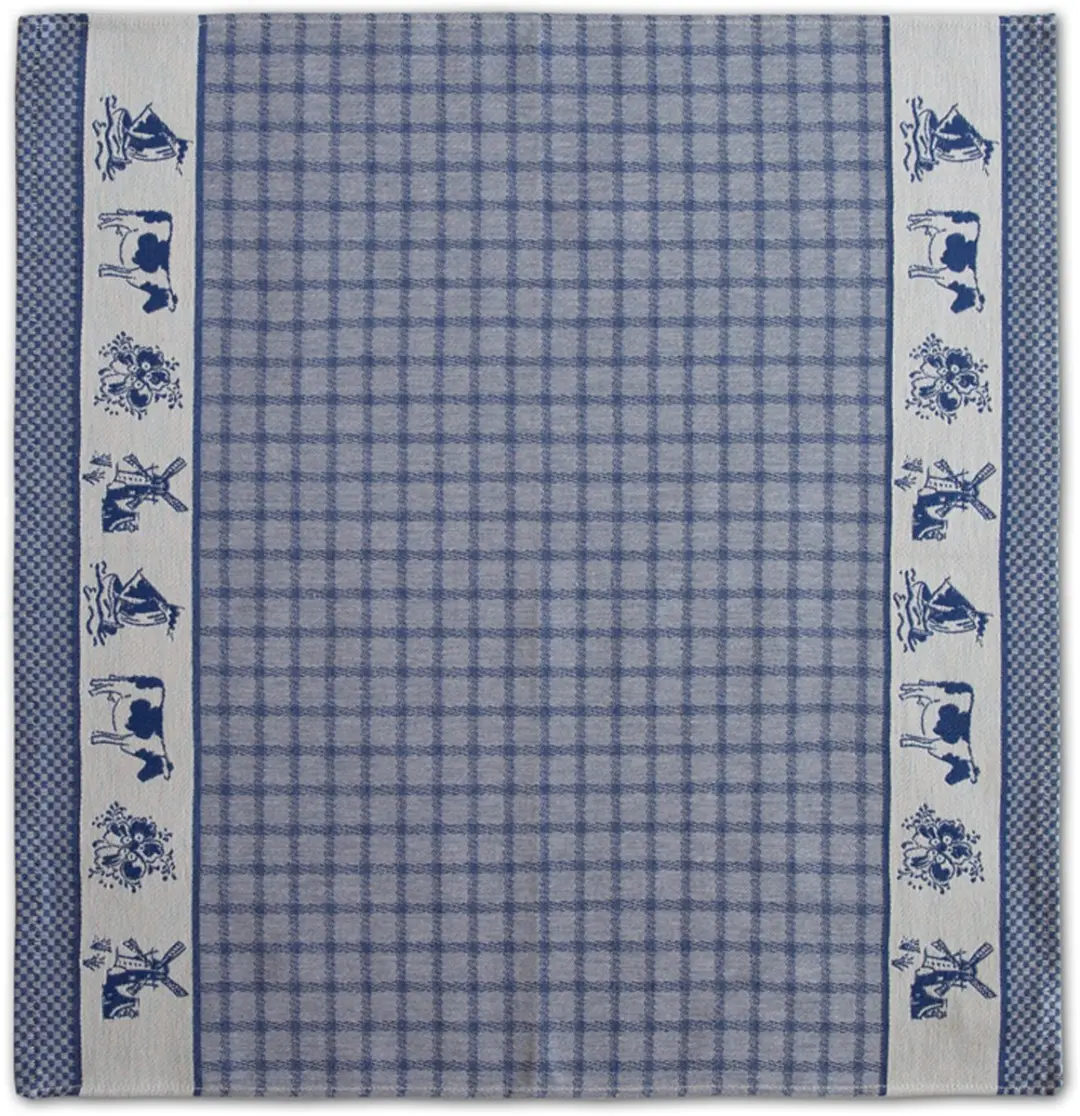 DDDDD Dutchie Theedoeken - 6 Stuks - Blauw