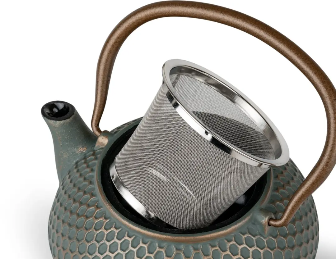Bredemeijer Theepot Jiangxi 0,7L Gietijzer - Blauw - 3 Kopjes