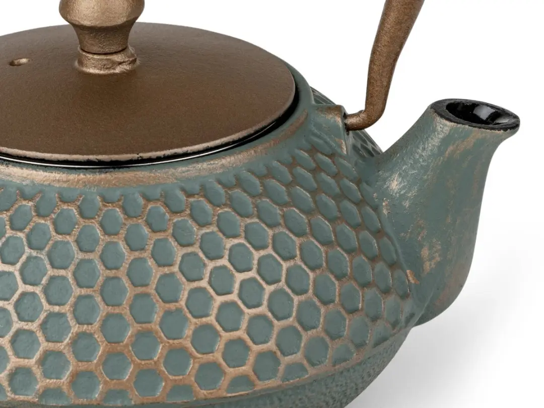 Bredemeijer Theepot Jiangxi 0,7L Gietijzer - Blauw - 3 Kopjes