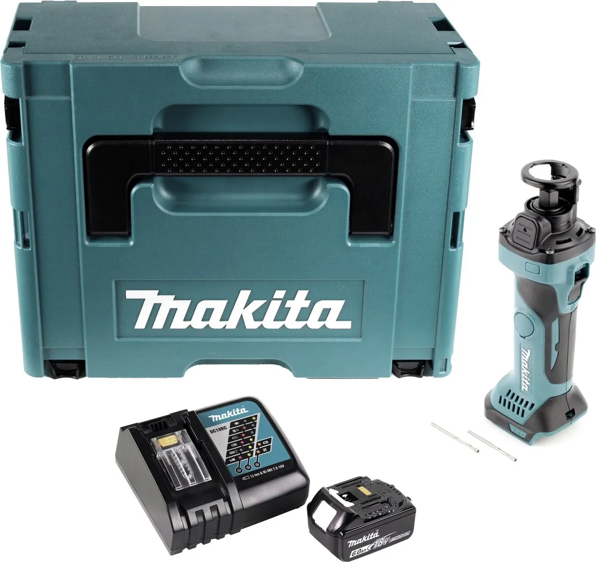 Makita DCO 180 RG1J Accu-Draaimachine 18V - 30.000 tpm - 6.0Ah