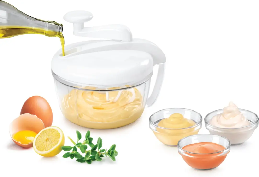 Metaltex 3-in-1 Slacentrifuge Groentesnijder Mixer 251670 - Blauw