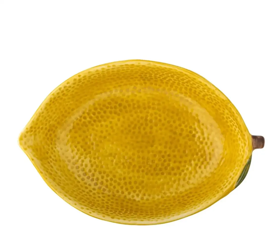 Bloomingville Schaal Aardewerk Limone 26cm - Geel