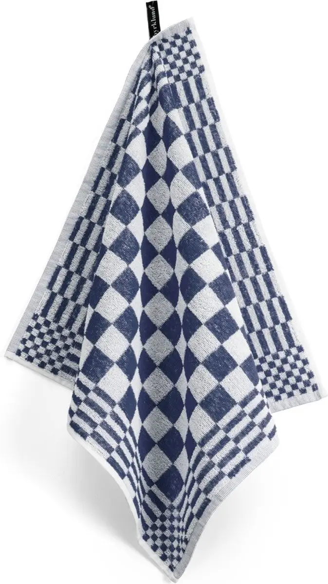 BYRKLUND Keukenhanddoeken Clean & Fresh 6-delig - 50x50cm - 100% Katoen - Blauw