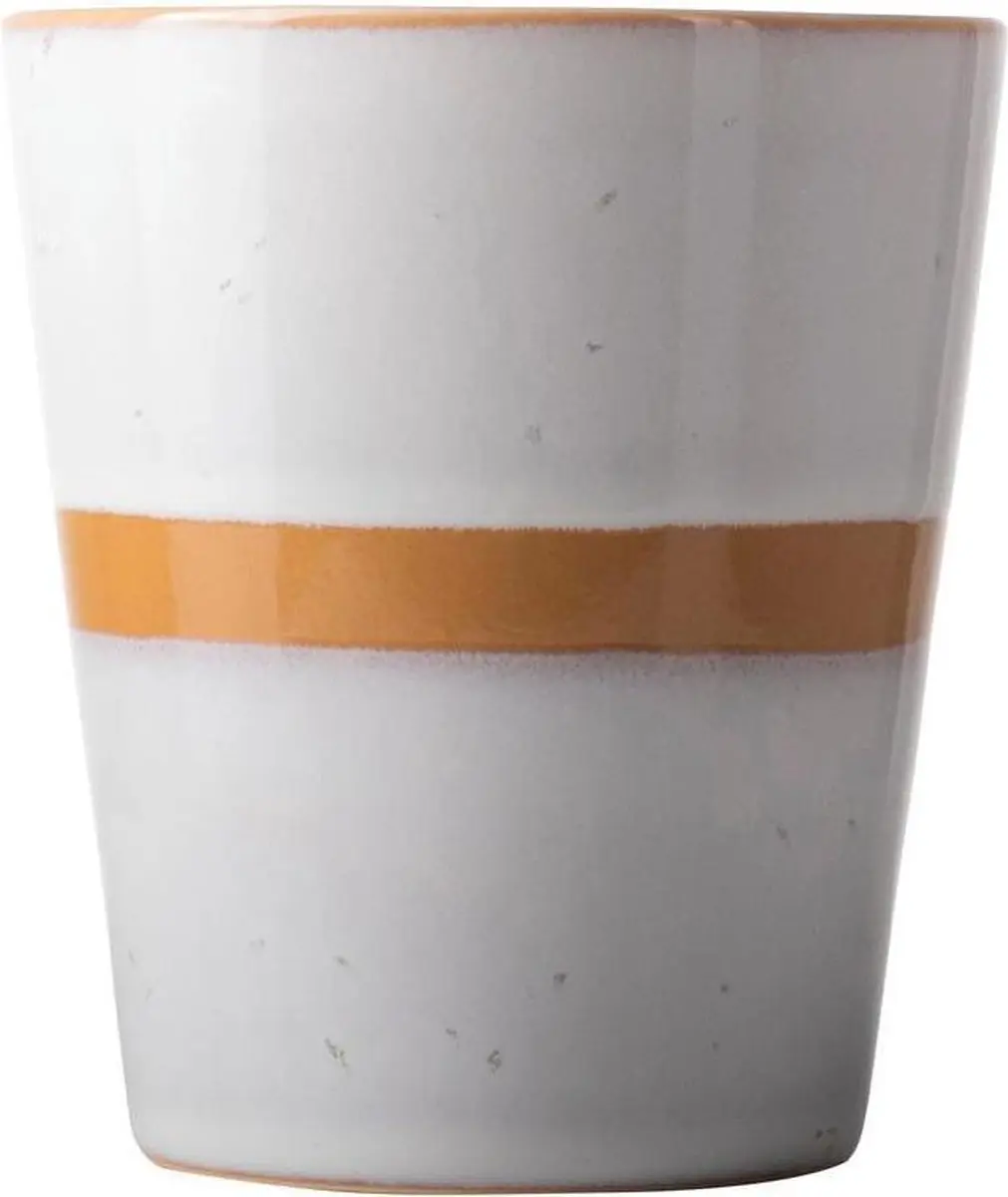 Gusta Koffiemok met Kaars - Oranje - Keramiek