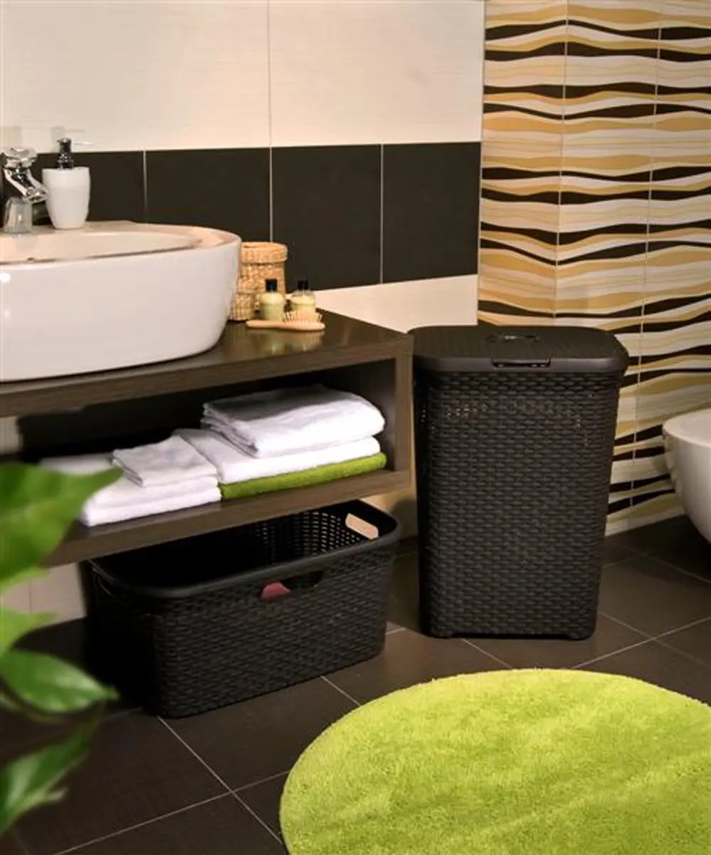 Curver Style Wasmand 45L - Bruin