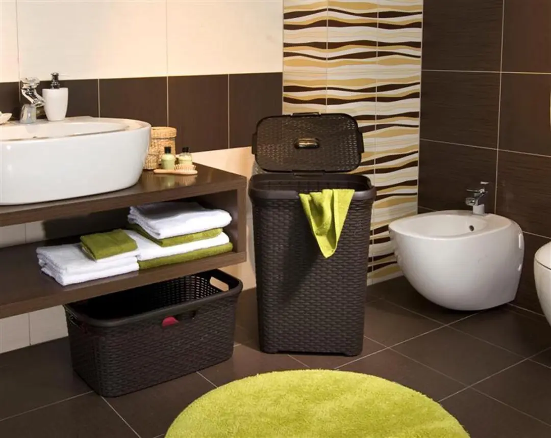 Curver Style Wasmand 45L - Bruin