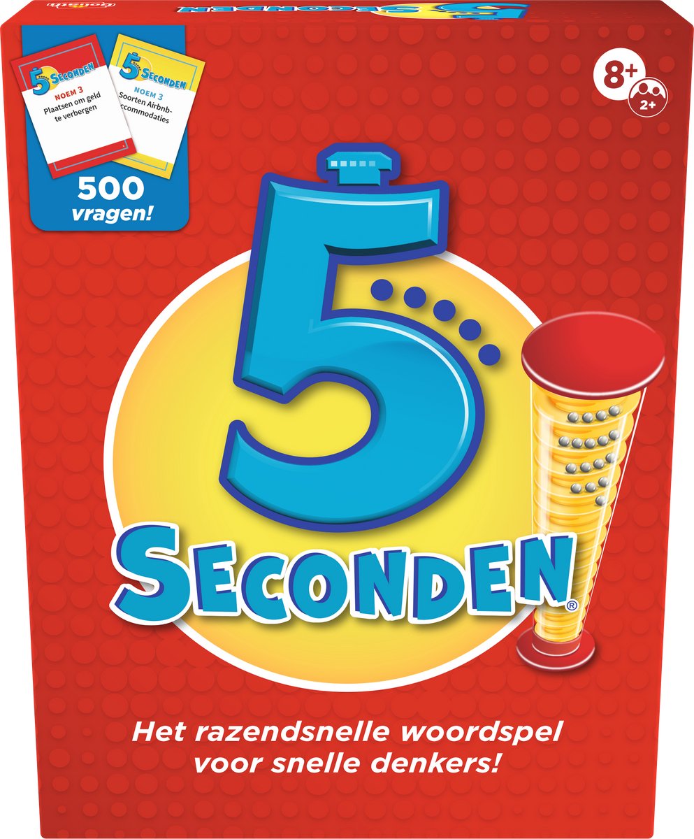 Goliath 5 Seconds - Partyspel - Kaartspel - Raadspel - Familiespel