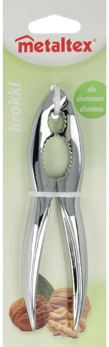 Metaltex Notenkraker Kreeftenkraker Champagneopener - Aluminium - Zilver