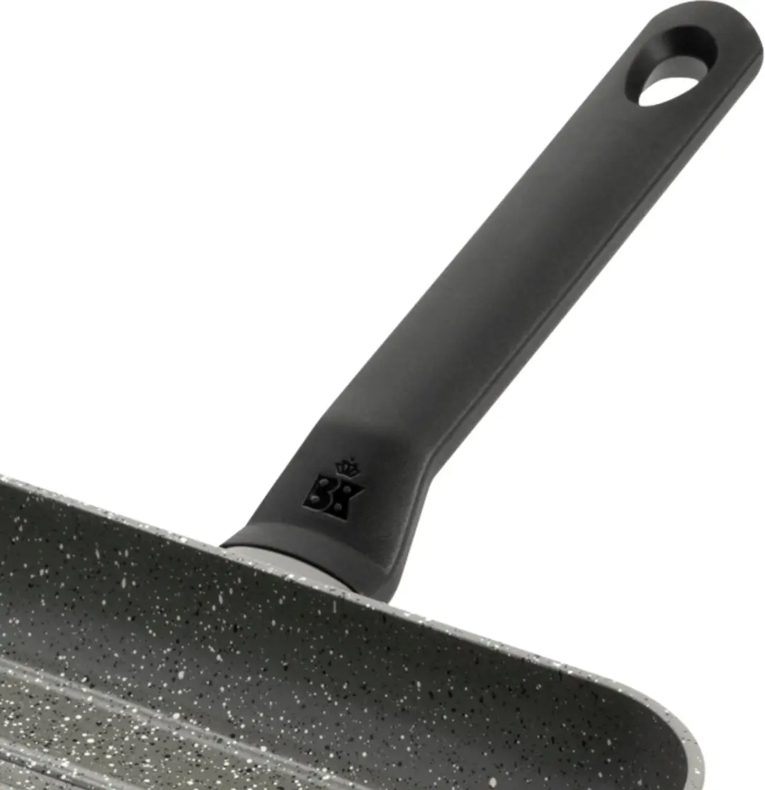 BK Granite Ceramic Grillpan 26cm - Inductie - Grijs