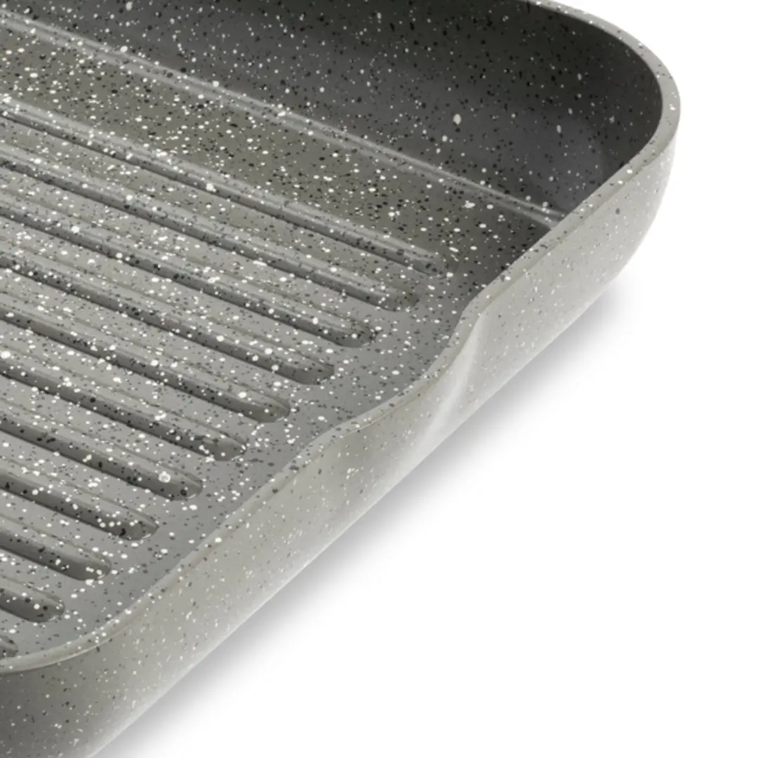 BK Granite Ceramic Grillpan 26cm - Inductie - Grijs - afbeelding 6 van 6