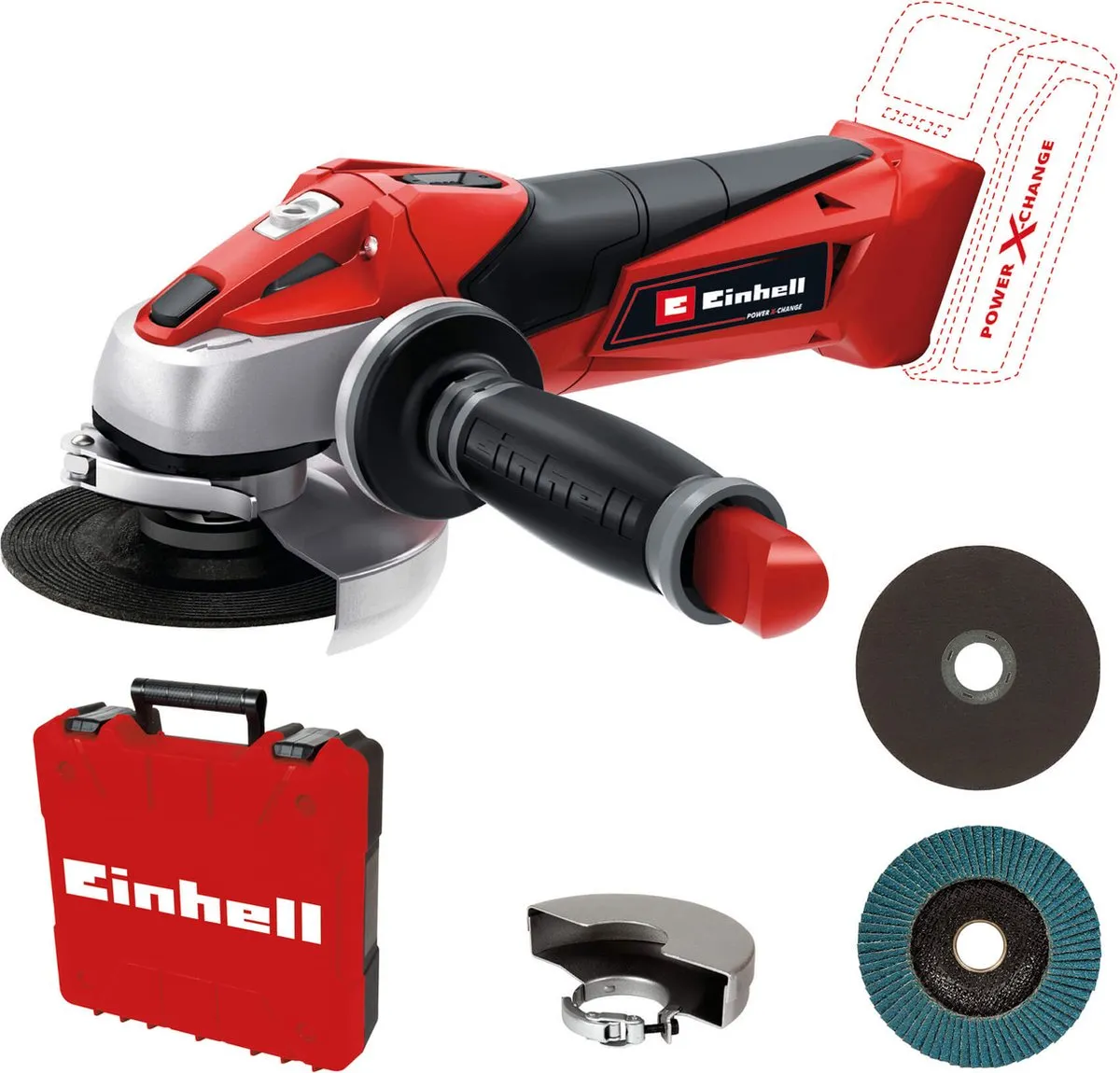 Einhell TE-AG 18/115 Li Solo Accu Haakse Slijper - 115mm - 8.500 t/min