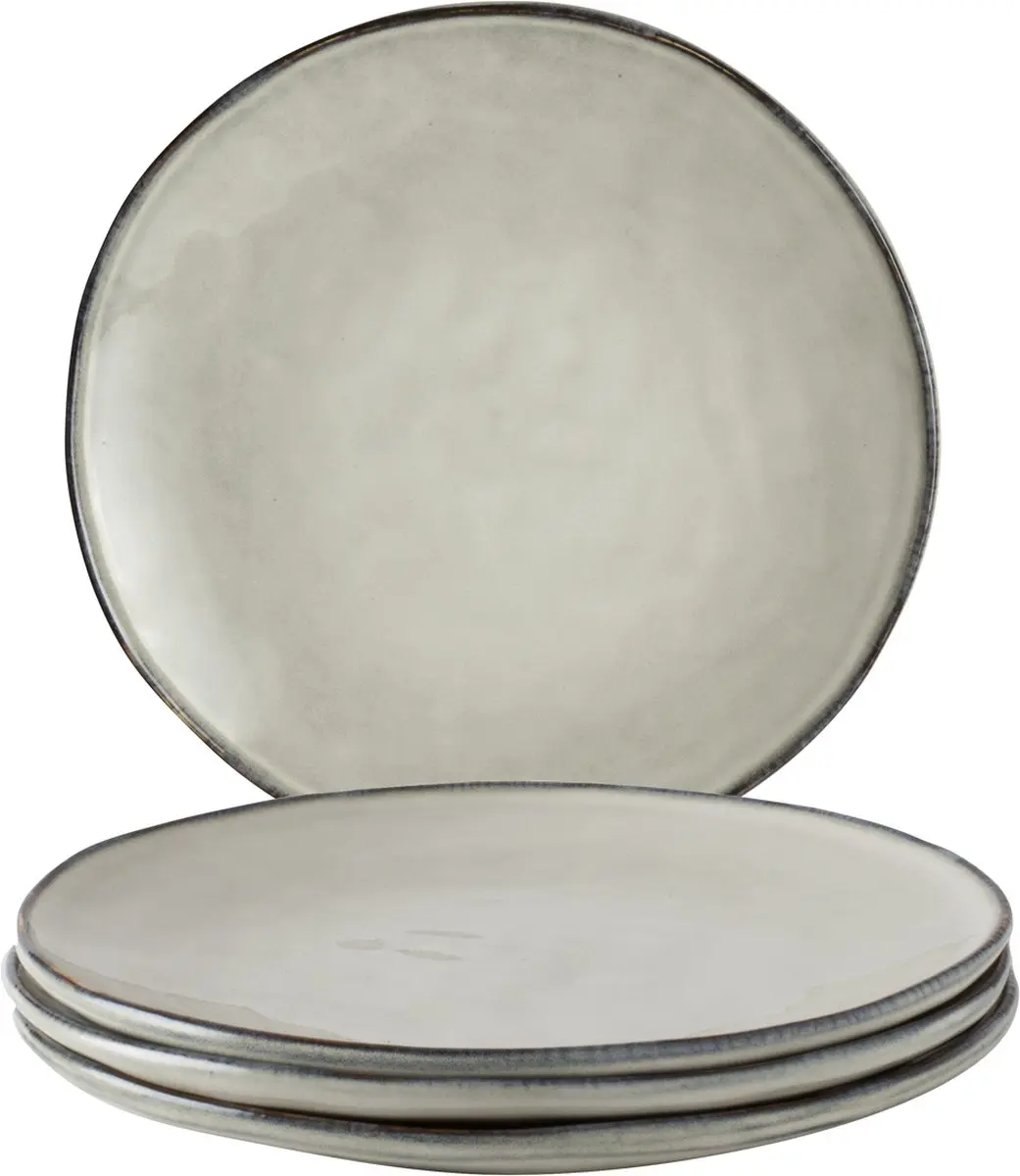 Dutch Rose Organic Borden Set 4 Stuks