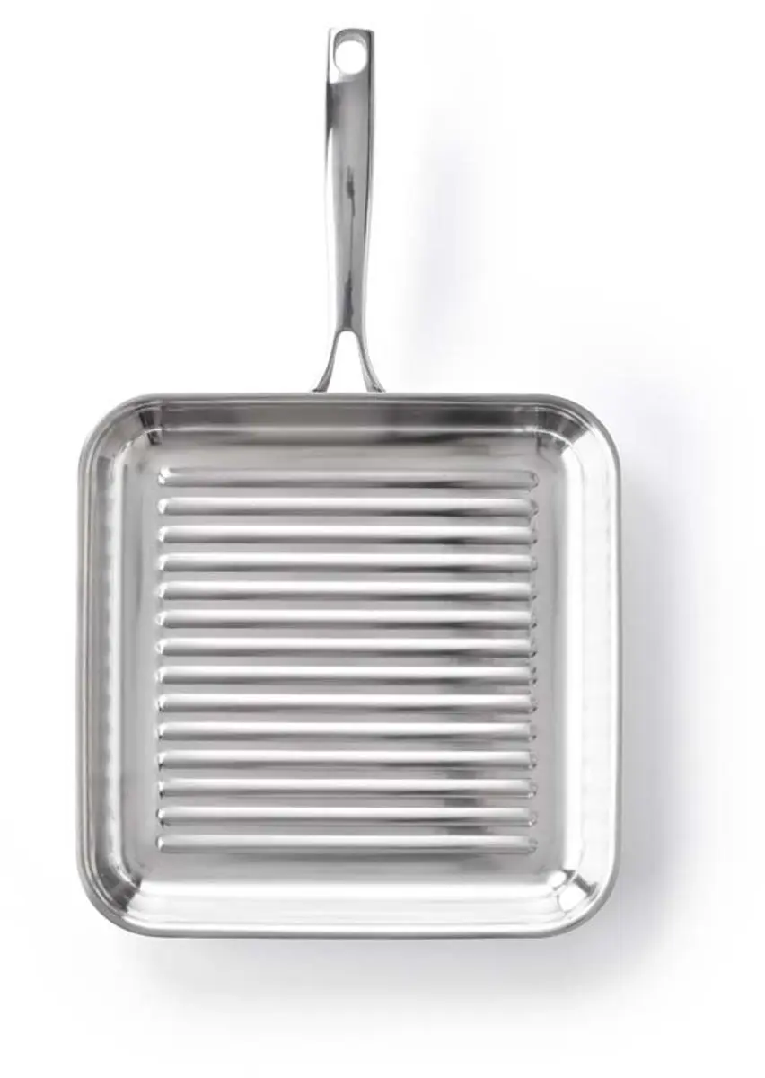 BK Superior Triply Grillpan 28 cm - Zilver