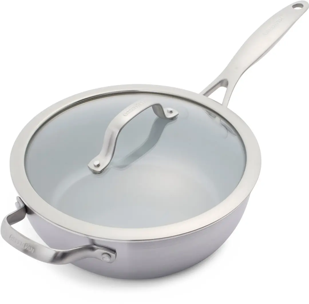 GreenPan Venice Pro Evershine Chef's Pan 24cm - 3.4L - Zilver