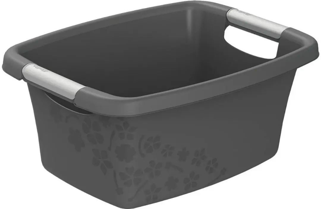 Rotho Flowers Wasmand 12L Antraciet