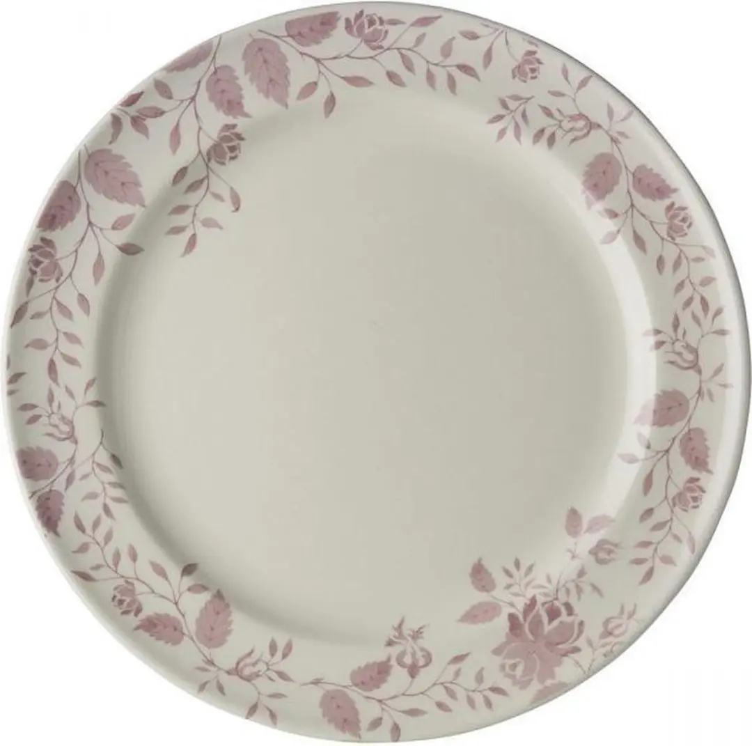 Royal Boch Fleurs Rouges Bord Plat 27cm - 2 Stuks