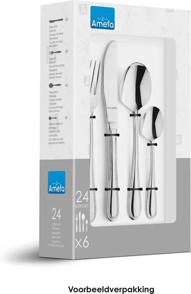 Amefa Ariane Bestekset 24-delig - 6 Personen - Zilver