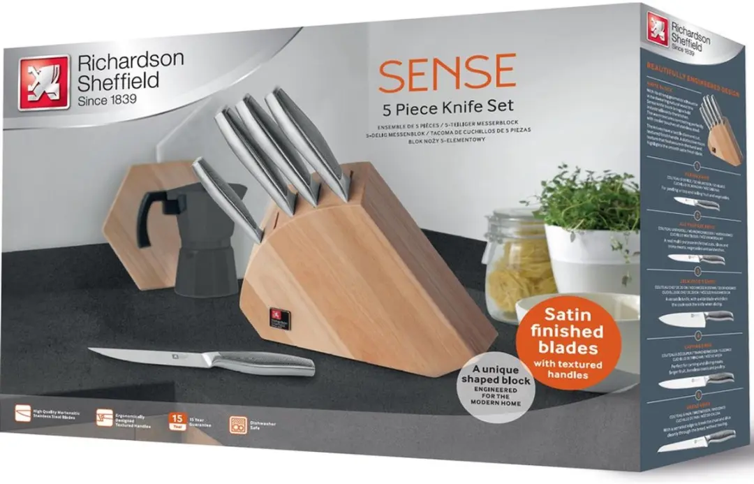 Richardson Sheffield Sense Messenset 5-delig - Zilver - R16600K439K20