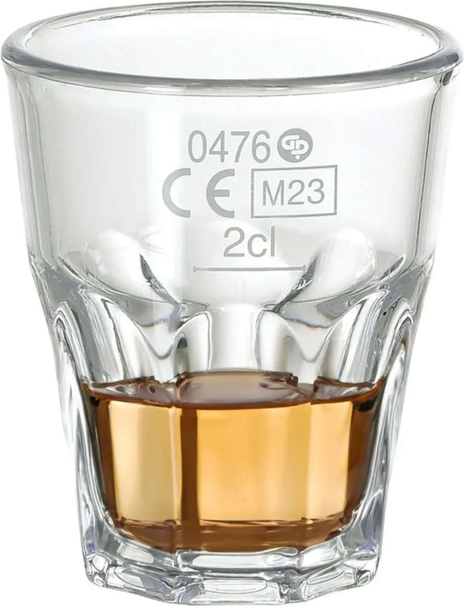 Duni Any Day Shotglazen - 6 Stuks - 30ml - Transparant