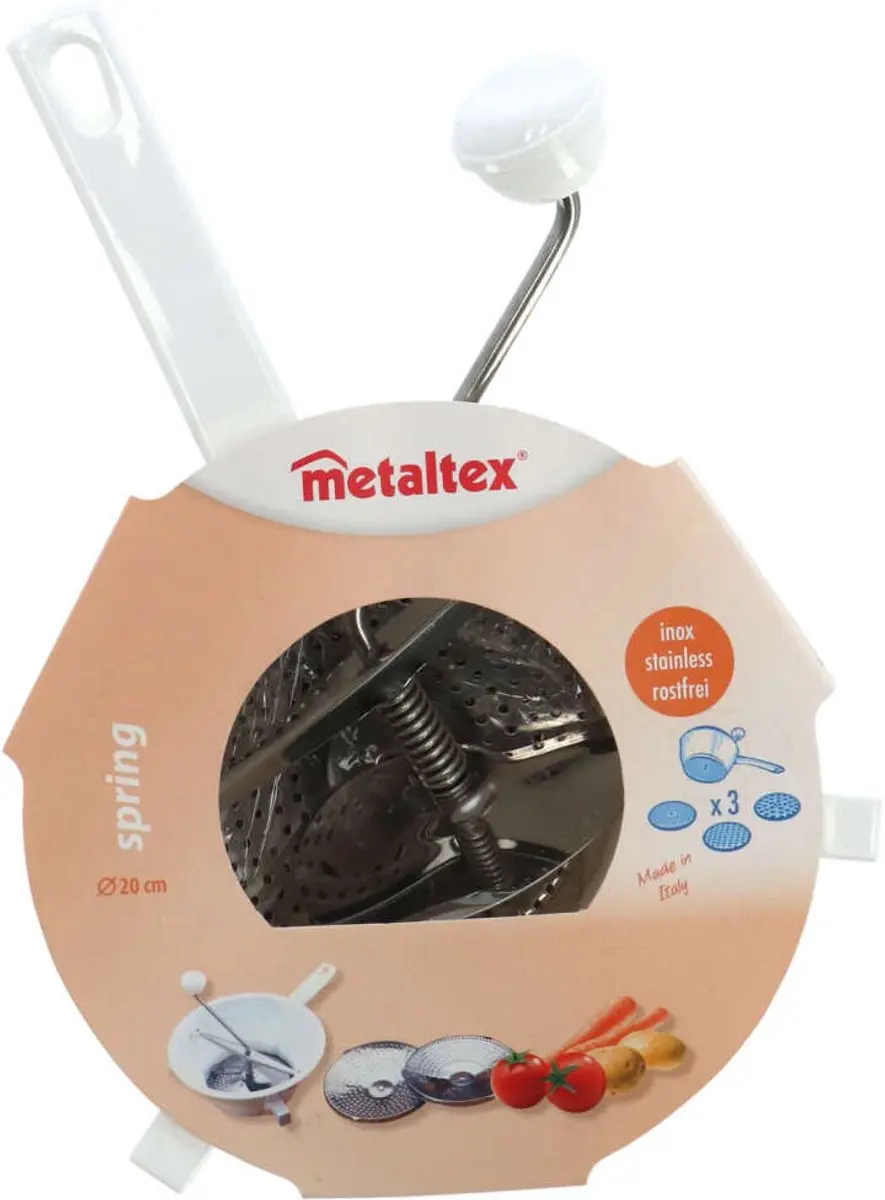 Metaltex Passeerzeef 20cm - 3 Bladen - Groen