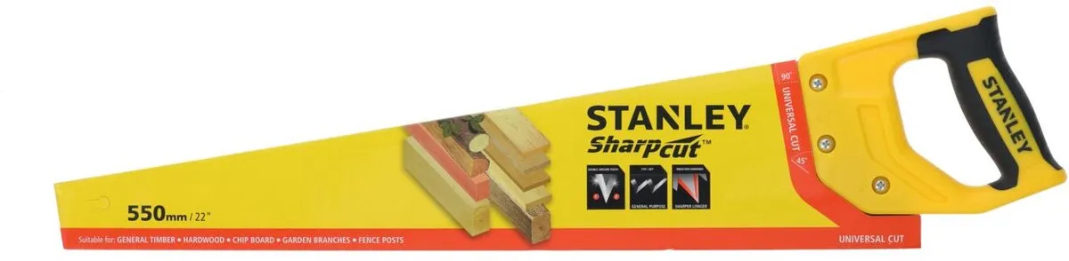 Stanley SHARPCUT STHT20368-9 Handzaag 550mm - 7TPI