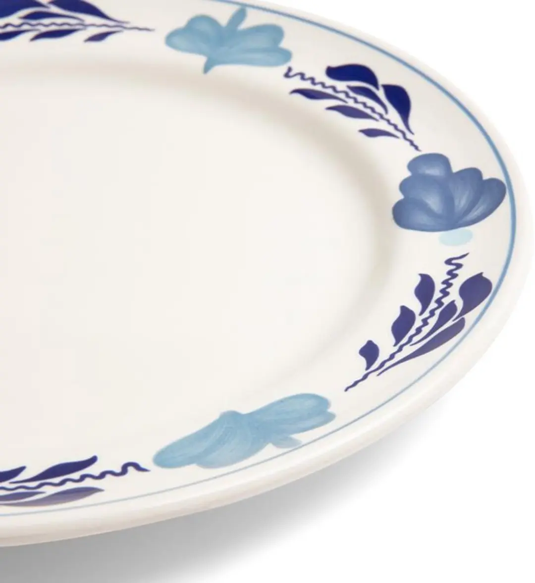 Royal Boch Boerenblauw Plat Bord 25,5cm - 6 Stuks