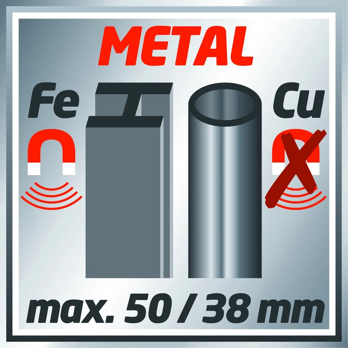 Einhell TC-MD 50 Digitale Leidingzoeker - 50mm Detectiediepte - afbeelding 6 van 6
